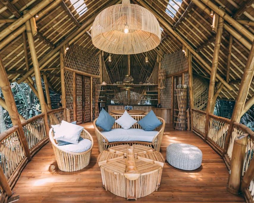 Aura House 2Bds Eco Bamboo House, Pool, River View Bringkit Zewnętrze zdjęcie
